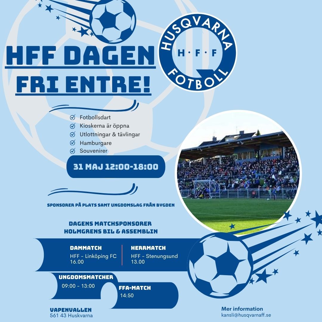 HFF-Dagen söndag 31/5