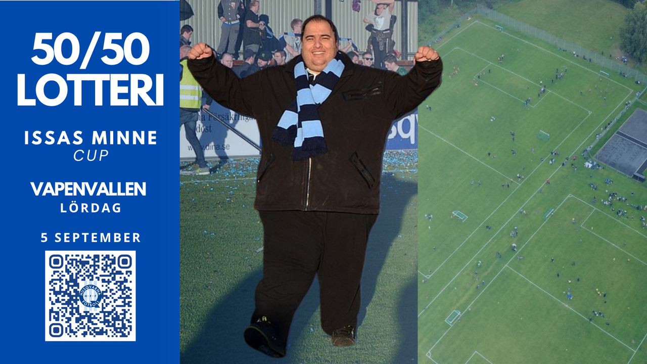 HFF-Cupen Issas minne 2026 på lördag – Halva Potten öppen!