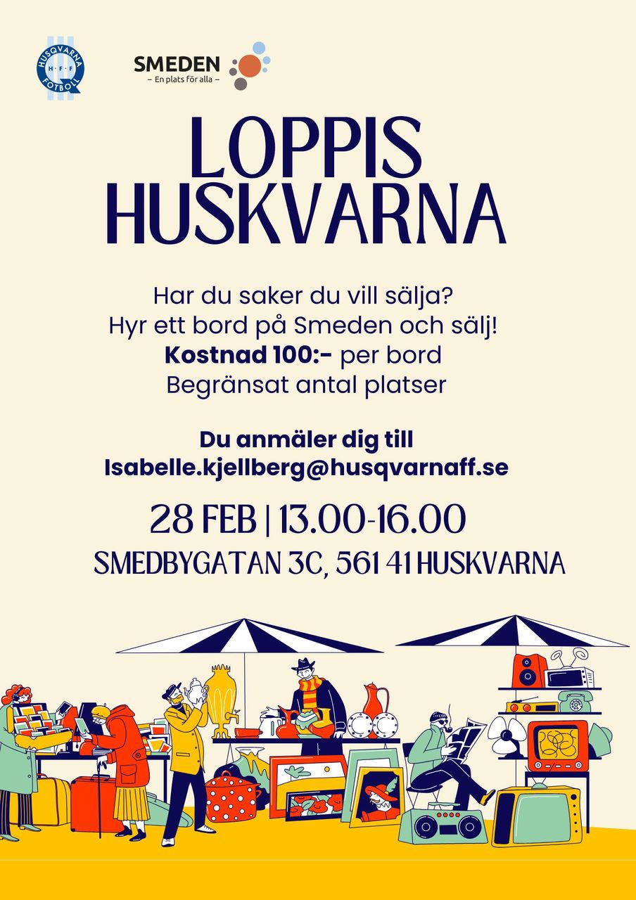 Loppis på Smeden.