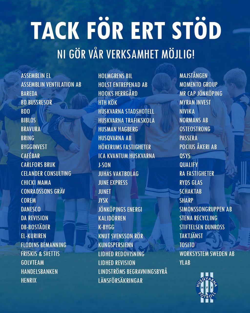 Stort Tack för säsongen 2025!